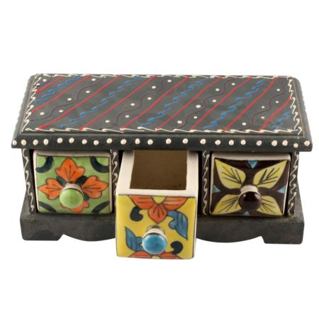 Spice Box-1448 Masala Rack Container Gift Item